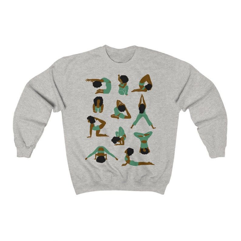 Yoga Poses Sweatshirt