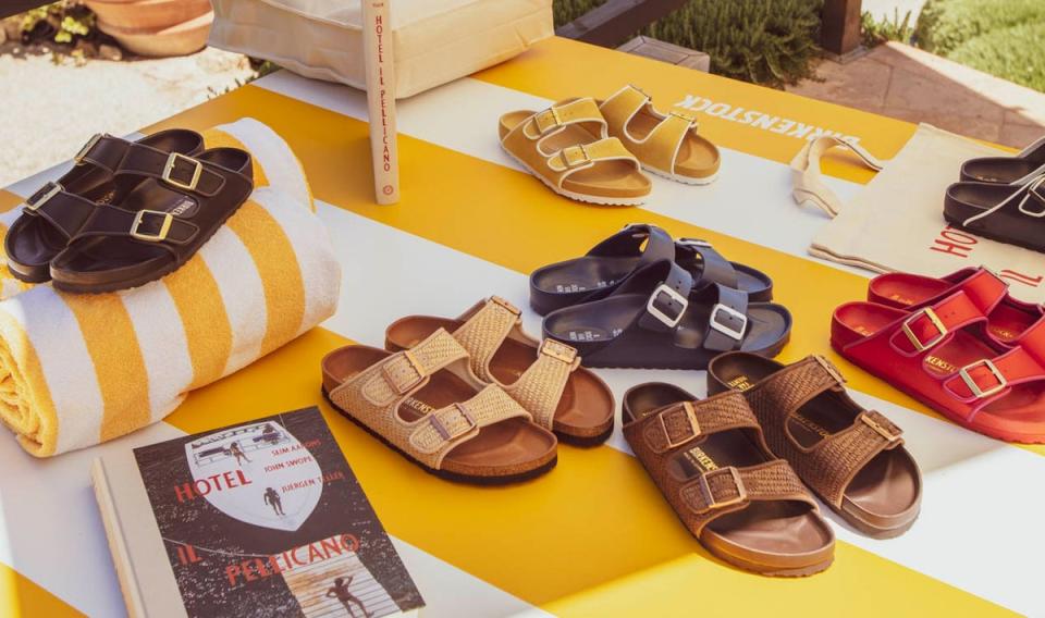 Il Pellicano's collaboration with footwear brand Birkenstock (Birkenstock)