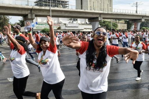 The peace and reconciliation run through Addis Abeba caught a new positive mood after years of 'cold war' between Ethiopia and Eritrea