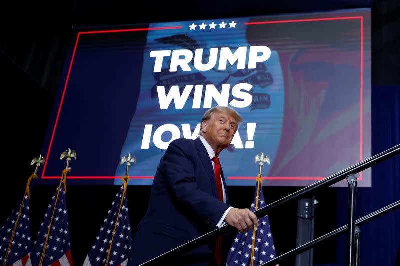 Republican Presidential Caucus Day in Iowa