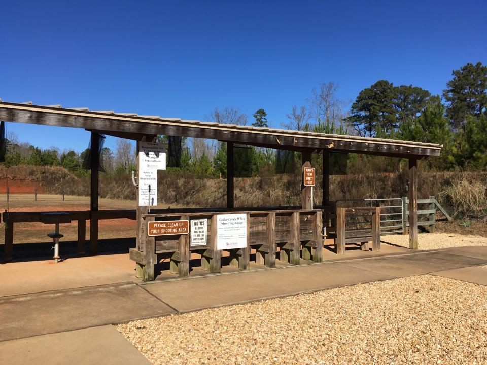 A quiet day at the Cedar Creek Shooting Range, Eatonton, Georgia, in January 2019. (Photo: Courtesy of Mel Plaut)