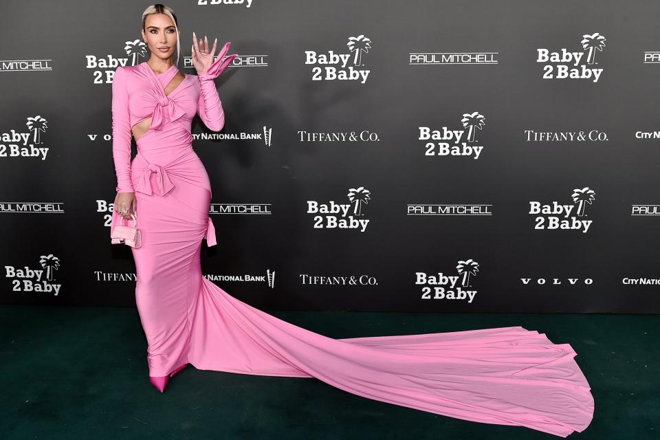 Kim Kardashian attends the 2022 Baby2Baby Gala presented by Paul Mitchell at Pacific Design Center on November 12, 2022 in West Hollywood, California.