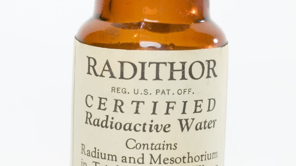 A bottle of Radithor. - John B. Carnett/Bonnier Corp. via Getty Images