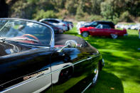 A Porsche Speedster in the shade