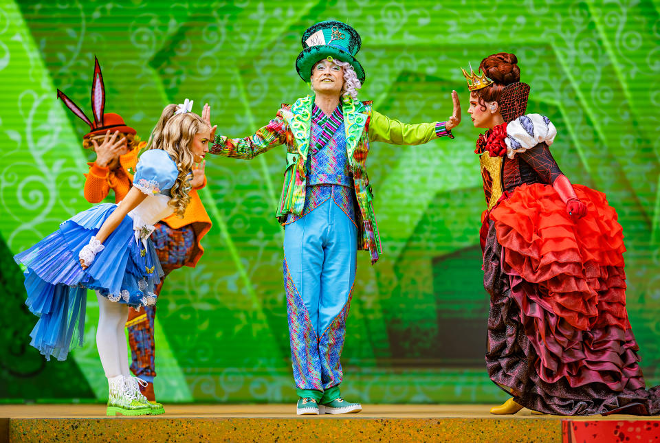 Le spectacle « Alice et la Reine de Cœur » de Disneyland Paris.