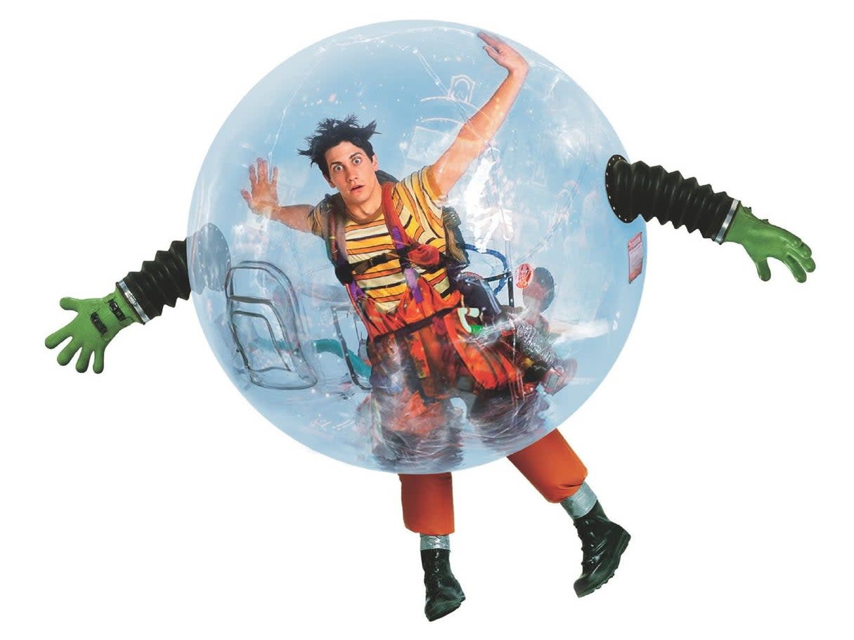 (Not) a star-making vehicle: Jake Gyllenhaal in the original poster artwork for 'Bubble Boy': Disney