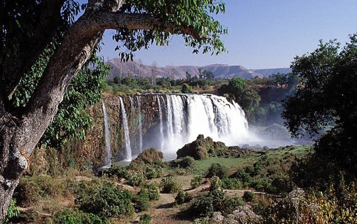 衣索比亞在2011年4月於距離青尼羅河上游，開始興建蓄水量達740億立方公尺的「大衣索比亞復興水壩」。（photo by Wikimedia Commons）