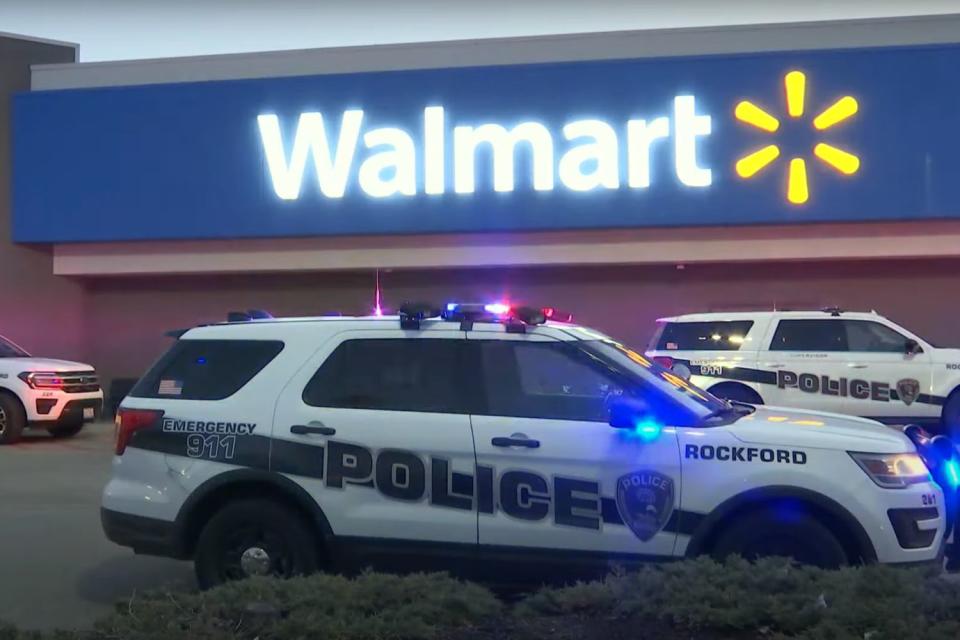 <p>WTVO/YouTube</p> Rockford, Ill. Walmart