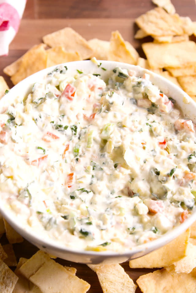 Guilt-Free Kale and Artichoke Dip