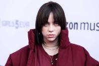 <p>Billie Eilish, à la soirée du Variety Music Hitmakers Brunch, à Los Angeles, le 4 décembre 2021.</p>