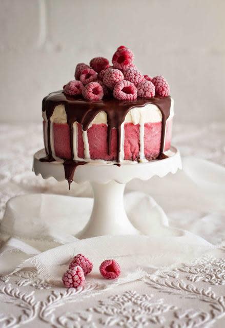 Chocolate Raspberry Cake - Supper in the Suburbs