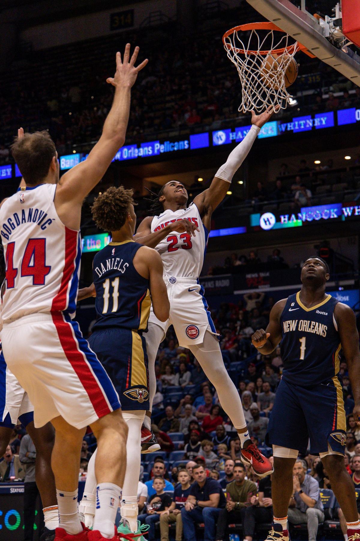 Detroit Pistons game score vs. New Orleans Pelicans Time, TV, odds for