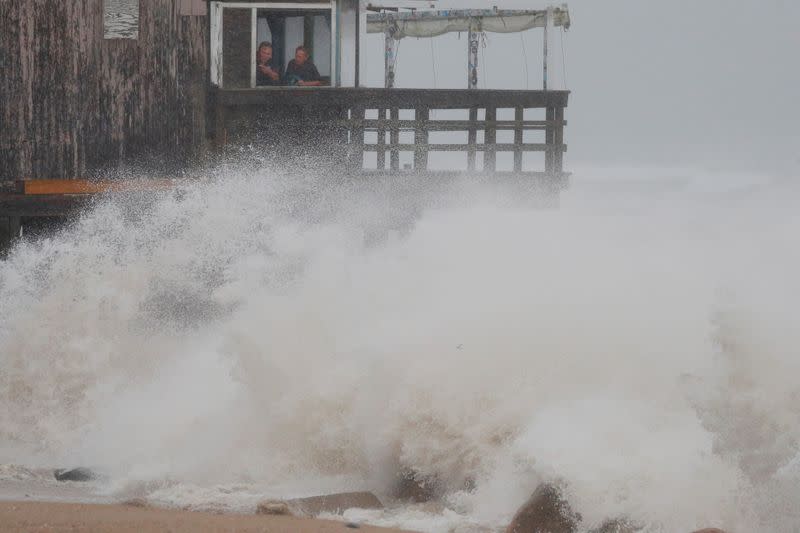 Tropical Storm Henri hits Rhode Island