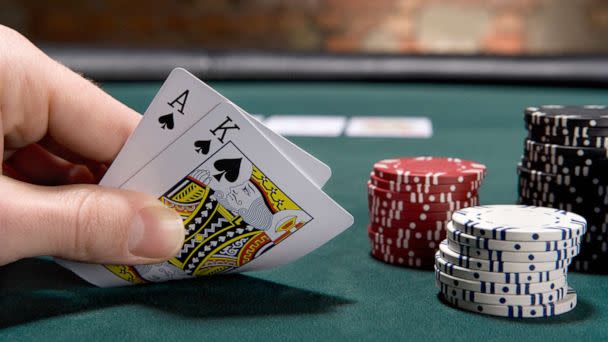 PHOTO: Stock photo of a blackjack hand. (STOCK PHOTO/Getty Images)