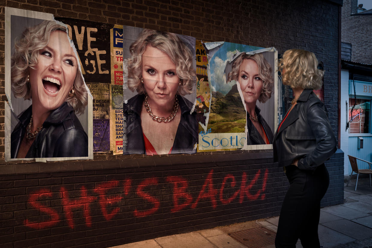 WARNING: Embargoed for publication until 00:00:01 on 31/08/2021 - Programme Name: EastEnders - Portraits 2021 - TX: 06/09/2021 - Episode: EastEnders - Janine Butcher Iconic (No. n/a) - Picture Shows: ***EMBARGOED TILL TUESDAY 31ST AUGUST 2021*** Janine Butcher (CHARLIE BROOKS) - (C) BBC - Photographer: Kieron McCarron