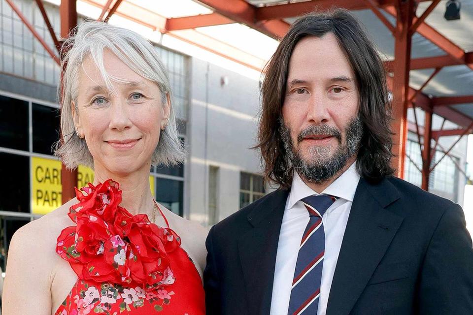 <p>Stefanie Keenan/Getty Images for The Museum of Contemporary Art (MOCA)</p> Alexandra Grant and Keanu Reeves, who Grant says is "such an inspiration to me."