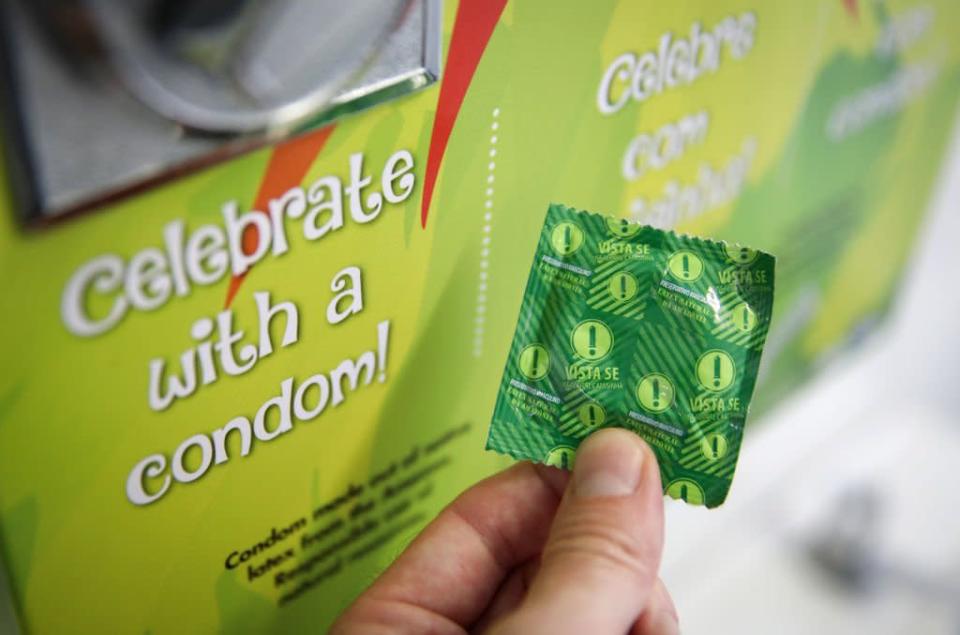Verteilte Kondome bei den Olympischen Spielen von Rio de Janeiro.