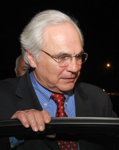 File photo shows UN special envoy Christopher Ross in Rabat in March 2010. Eight rounds of informal talks between the two sides, brokered by Ross, have been held since April 2007 -- the latest in July