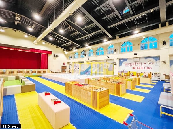 七堵室內兒童樂園將於六月二日開幕。（圖：市府提供）