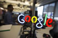 <b>Google</b>: An originally accidental misspelling of the word googol and settled upon because google.com was unregistered. Googol was proposed to reflect the company's mission to organize the immense amount of information available online. (Googol is equivalent to ten raised to the power of a hundred.) (REUTERS/Mark Blinch)