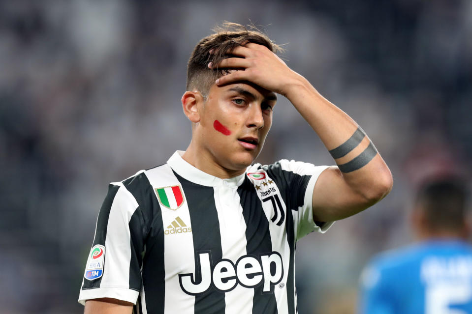 Paulo Dybala first wore the mark in April 2018.