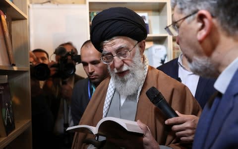 Supreme Leader Ayatollah Ali Khamenei ws placed under fresh US sanctions on Monday