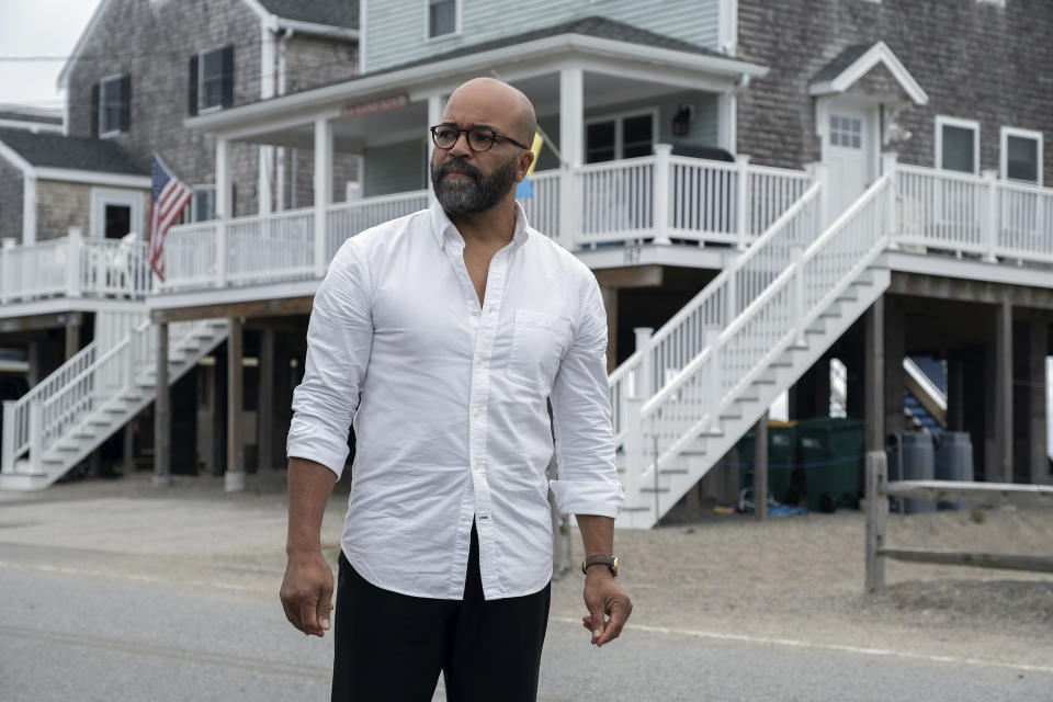 This image released by MGM shows Jeffrey Wright in a scene from "American Fiction." (Claire Folger/MGM-Orion via AP)