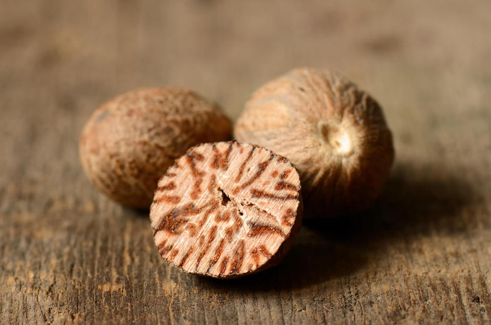 Nutmeg is the seed of the nutmeg tree. Keep it whole and grate what you need to make it last longer. (Alamy)