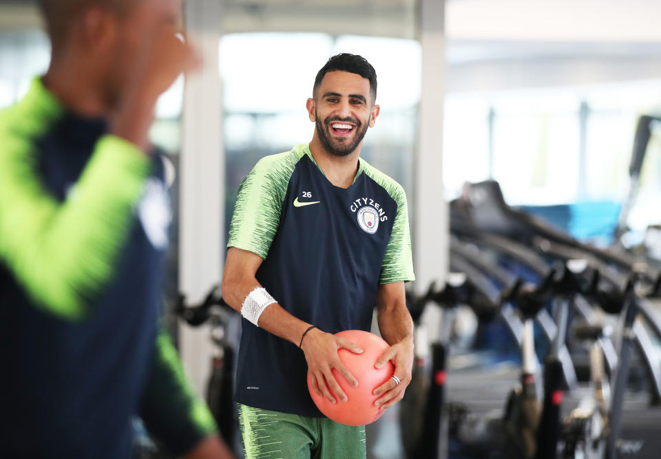 Riyad Mahrez has already settled into life at Manchester City