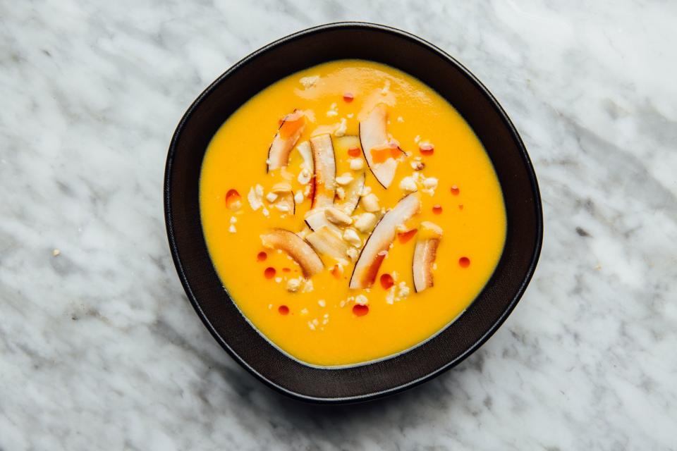 Sweet Potato–Turmeric Miso Soup