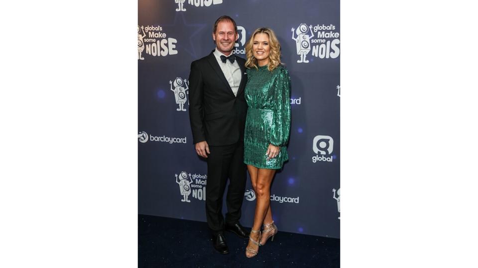 Mark Herbert and Charlotte Hawkins attend Global's Make Some Noise Night 2022