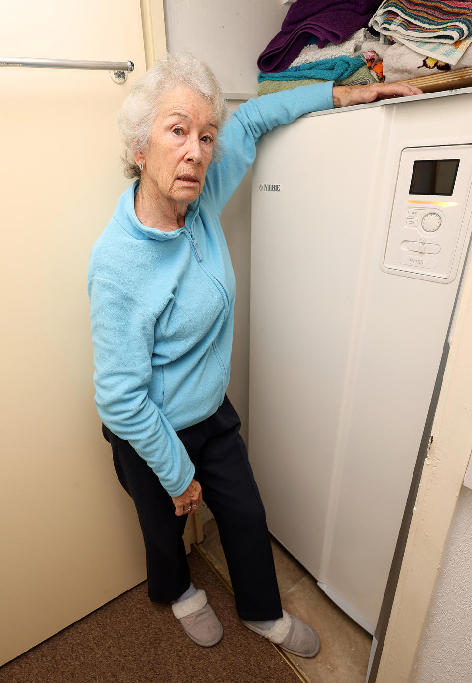 Yvonne Johnson fears her broken heating system will not be fixed before Christmas. (Reach)