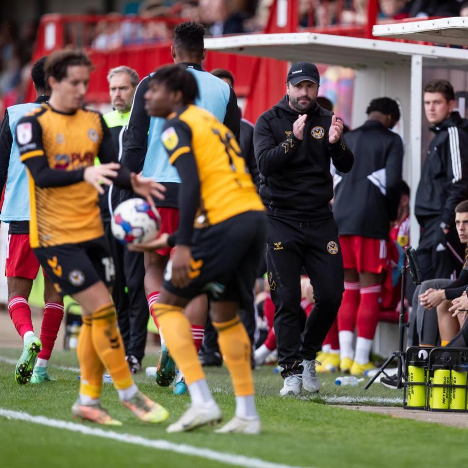 South Wales Argus: Newport County sporting director Darren Kelly was in charge at Crawley after James Rowberry was sacked