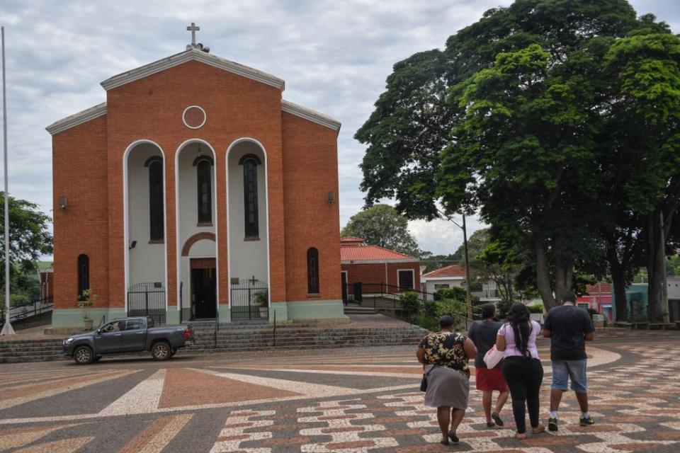 Centro de Serrana, Brasil.