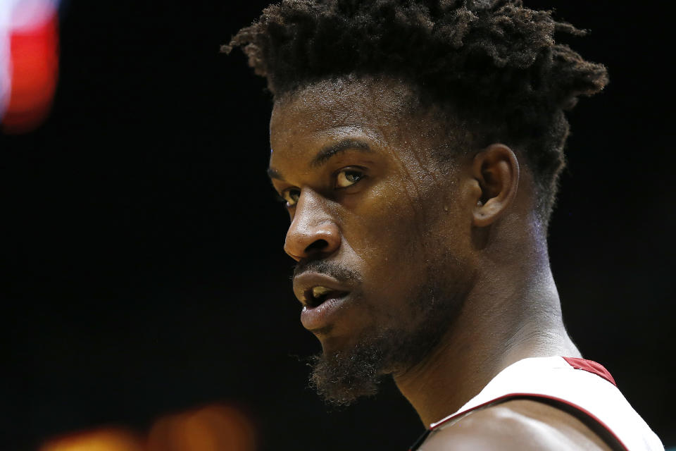 Heat coach Erik Spoelstra didn’t hold back after Jimmy Butler wasn’t named an Eastern Conference All-Star starter. (Michael Reaves/Getty Images)