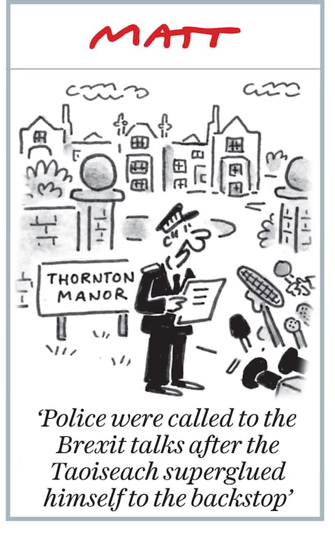 Matt has his say on the thorny issue of the Irish backstop 