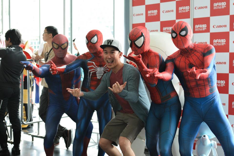 <p>Cosplayers at the Suntec Convention Centre for this year’s Anime Festival Asia Singapore. (Sharlene Sankaran/ Yahoo Singapore) </p>