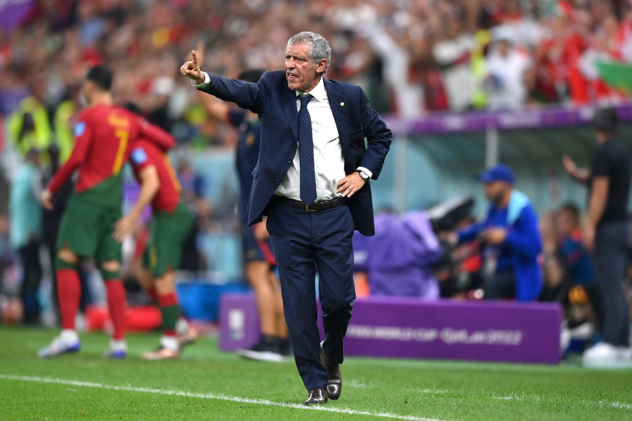 Fernando Santos lideró la victoria de Portugal contra Suiza en Qatar 2022 (Foto: Justin Setterfield/Getty Images)