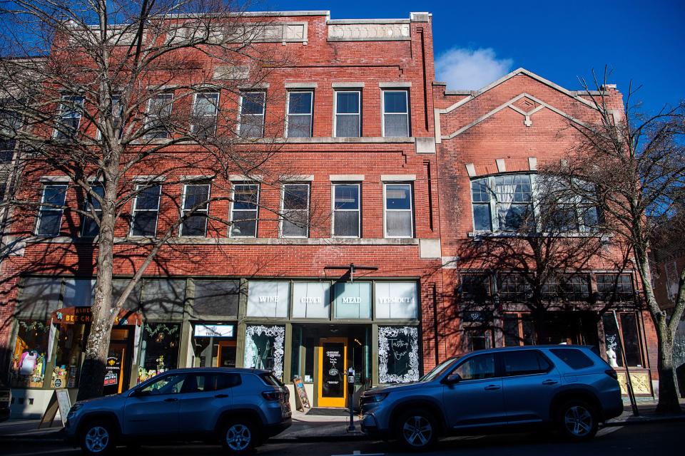 A apartment on Broadway Street in Asheville, January 29, 2024.