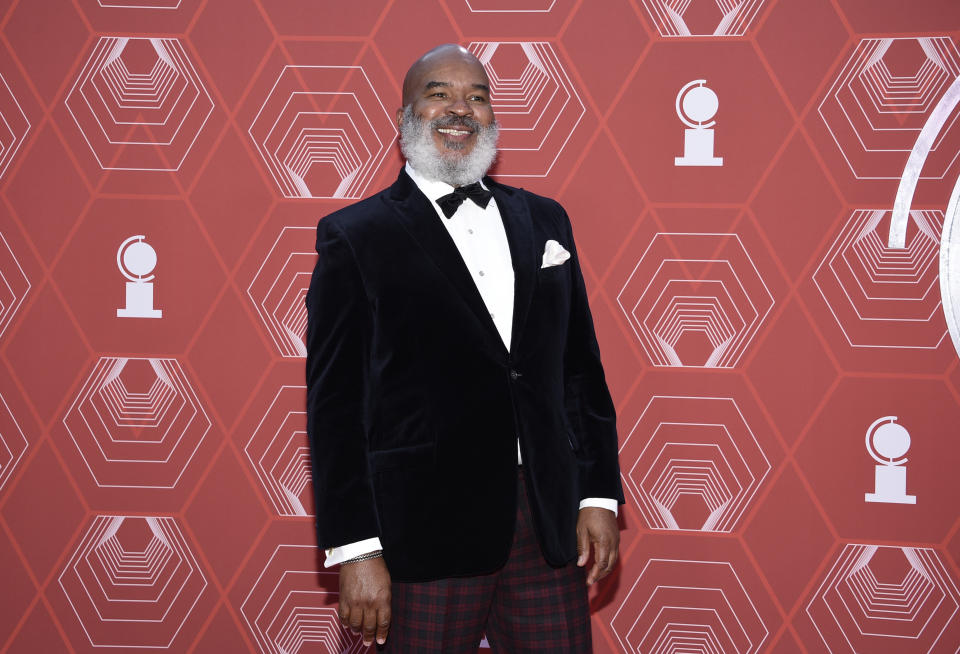 David Alan Grier arrives at the 74th annual Tony Awards at Winter Garden Theatre on Sunday, Sept. 26, 2021, in New York. (Photo by Evan Agostini/Invision/AP)