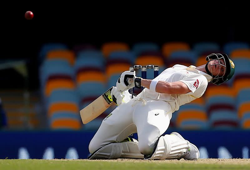 FILE PHOTO: Cricket - Ashes test match - Australia v England - GABBA Ground, Brisbane, Australia