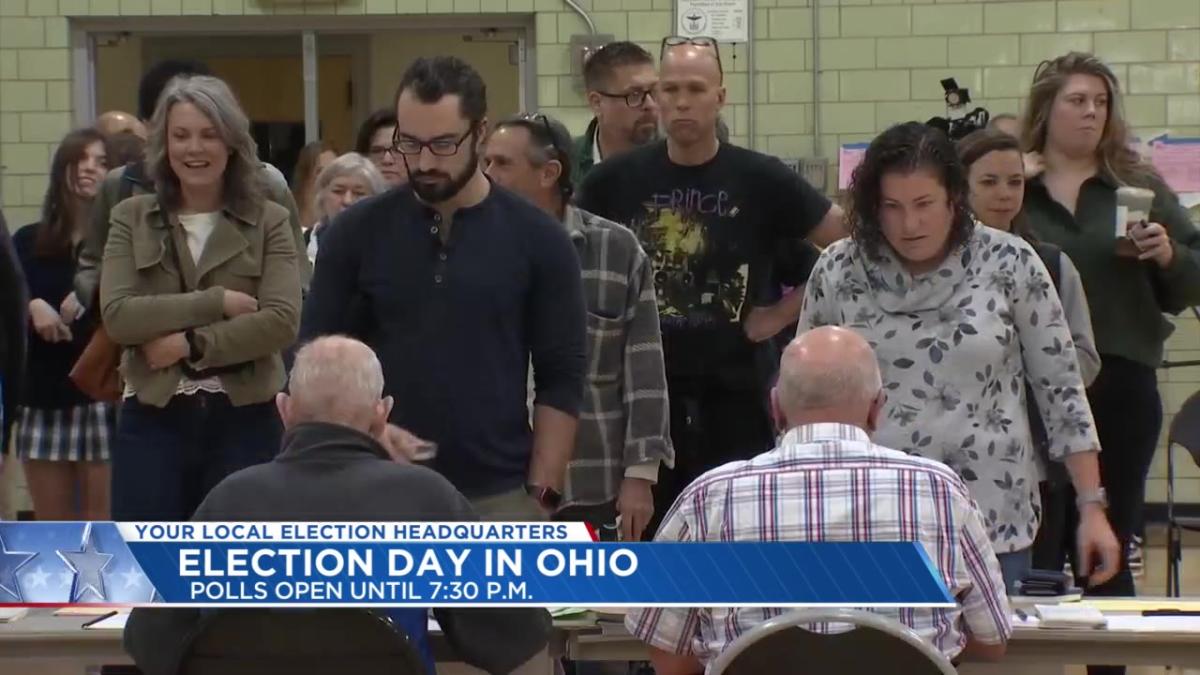 Election Day in Ohio Polls open until 730 p.m.