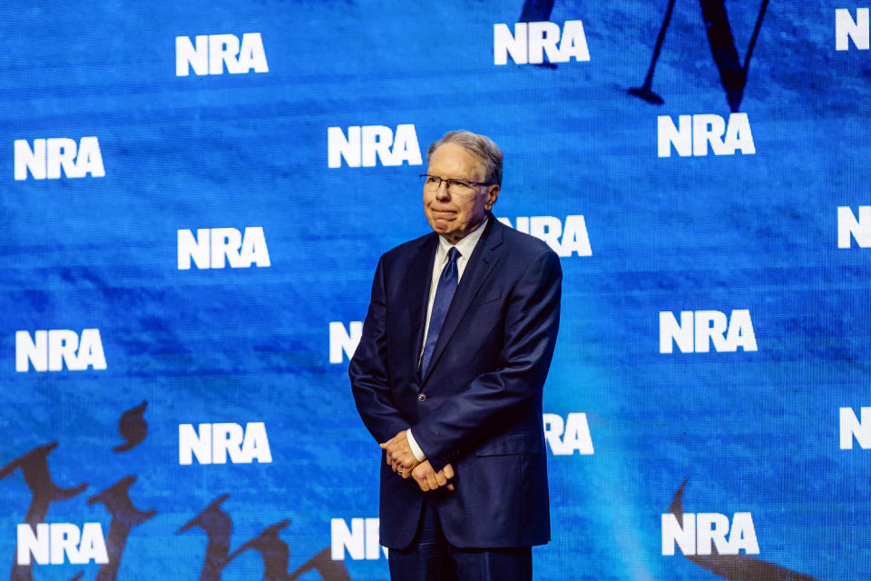 Wayne LaPierre (Jon Cherry / Bloomberg via Getty Images file)