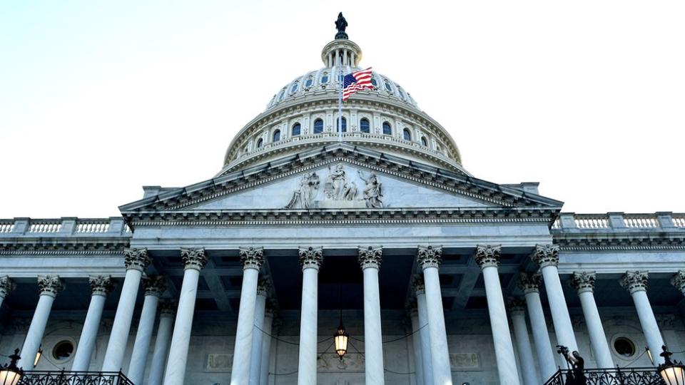 The US capitol building