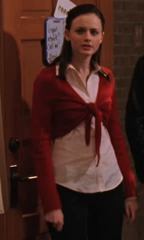 <p>The WB</p> Alexis Bledel as Rory Gilmore and in Season 5 of 'Gilmore Girls'.