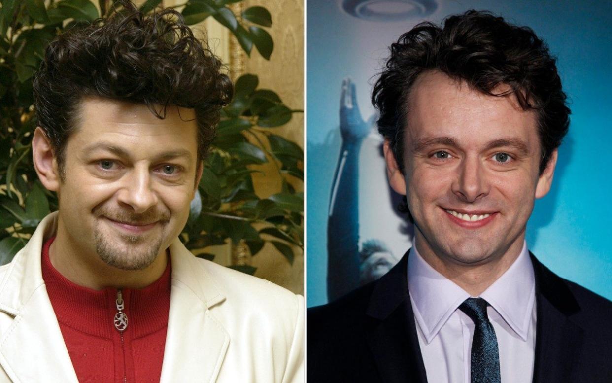 Michael Sheen (right) often gets mistaken for Andy Serkis (left) who plays the character of Gollum in Lord of the Rings