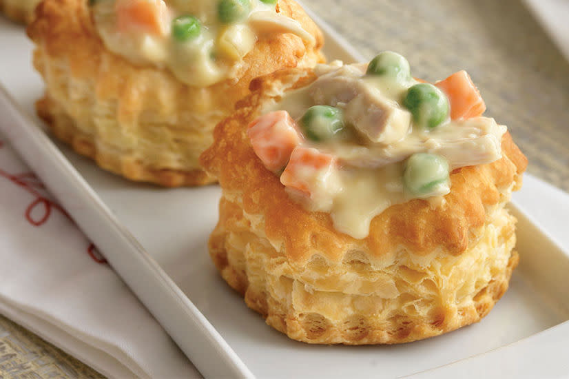 Creamy Turkey Pot Pie Bites