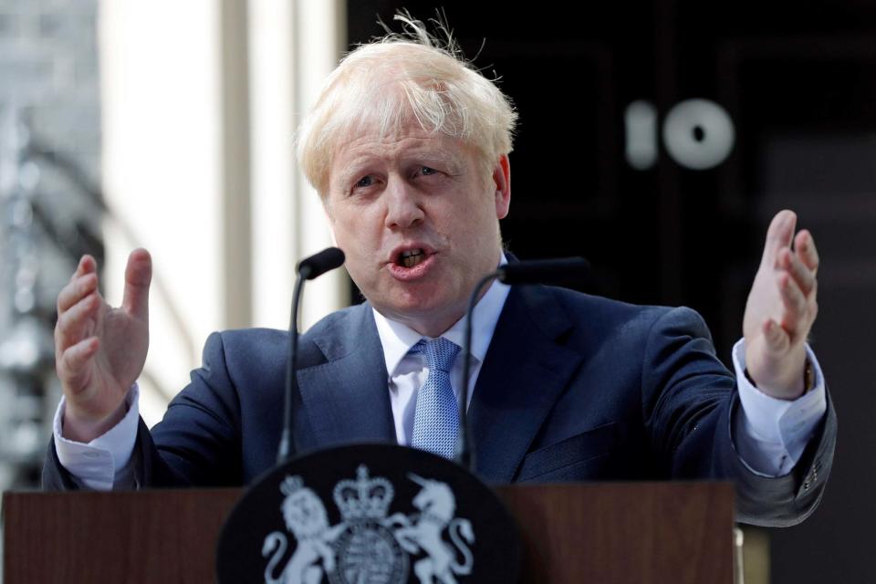 Hours earlier, Boris Johnson had pledged to