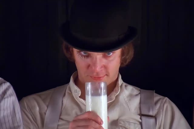 <p>Turner Classic Movies/Courtesy Everett Collection</p> Malcolm McDowell in ‘A Clockwork Orange’
