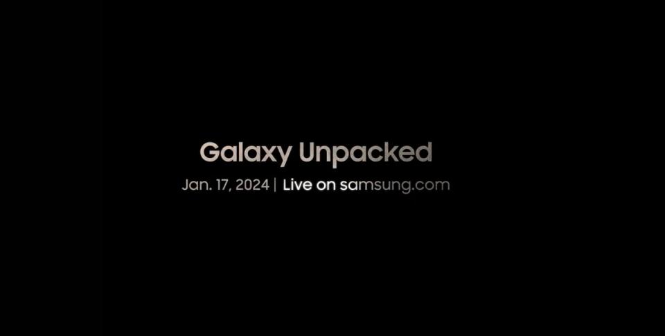 Samsung's Galaxy Unpacked event, set for January 17 at 1 pm ET.